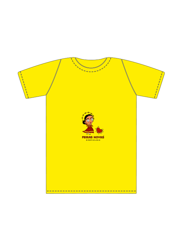 Tshirt Amarela Criança